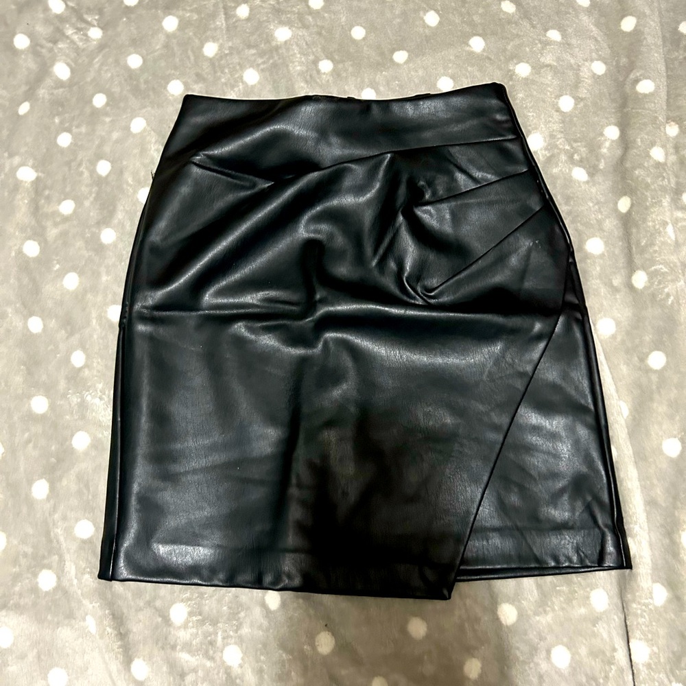 Dynamite Faux Leather Skirt